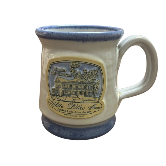 Deneen Pottery Other - vintage ceramic mug collectible souvenir from White Lilac Inn in Spring Lake NJ